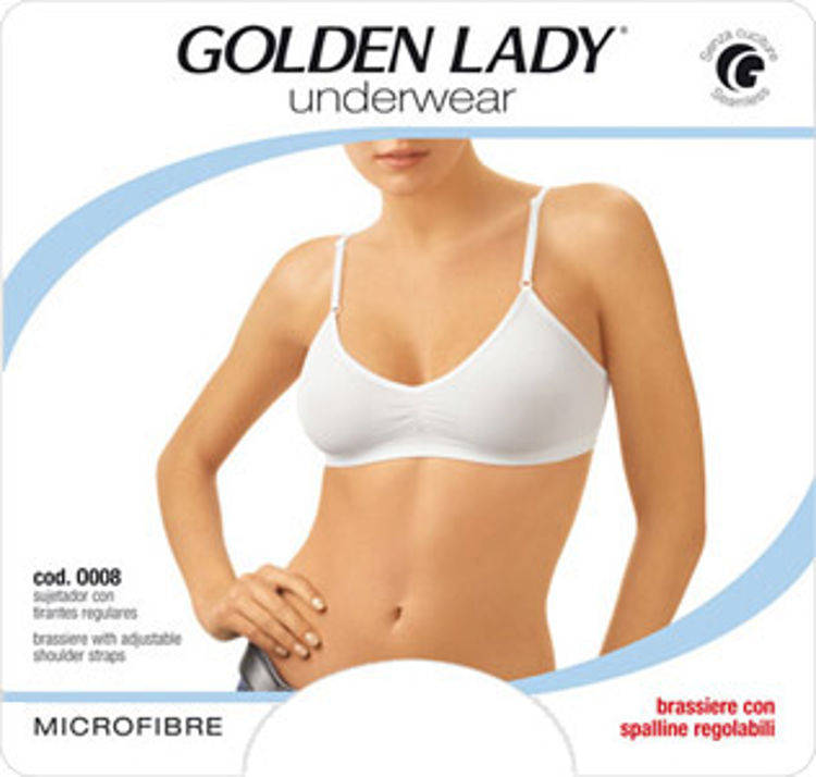 Picture of 0008-GOLDEN LADY BRASSIERE WITH ADJUSTABLE SHOULDER STRAPS